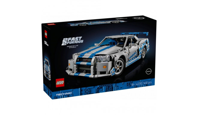 Klocki Technic 42210 Samochód Nissan Skyline GT-R (R34) z filmu Za szybcy, za wściekli