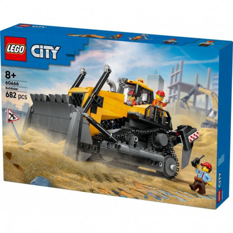 City 60466: Yellow Bulldozer with Loader