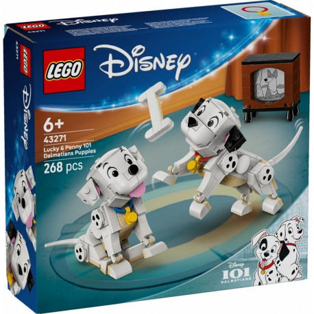 Klocki Disney 43271 101 dalmatyńczyków - Szczeniaczki Szczęściarz i Penny