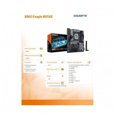 Motherboard B860 EAGLE WiFi6E