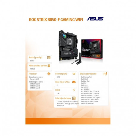 Motherboard ROG STRIX B850-F GAMING WIFI