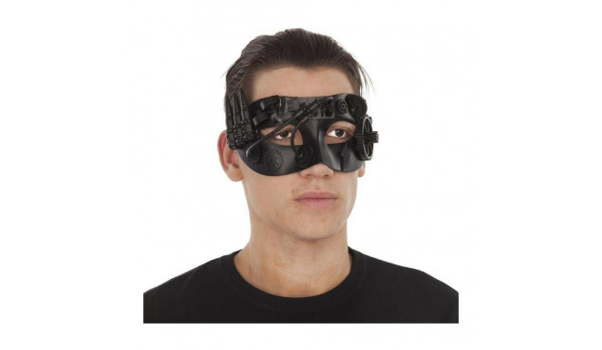 Blindfold Steampunk Black