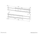 "Doppelbildschirm-Adapter (42"" -65"") insg. max. 100kg opt. für FL55-875BL1 + WL55-875BL1 Neomounts