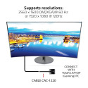 "Club3D DVI-Kabel Dual Link (24+1) bidirektional 3m St/St"