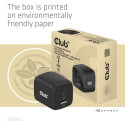"Club3D Ladegerät 2xUSB Typ C. 1xUSB Typ A. PD 65W. GaN retail"
