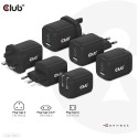 "Club3D Ladegerät 2xUSB Typ C. 1xUSB Typ A. PD 65W. GaN retail"
