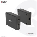 "Club3D Ladegerät 3xUSB Typ C. 1xUSB Typ A. PD 132W. GaN retail"