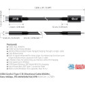 "Club3D Kabel USB 4 Typ C PD 240W / 8K / 40Gbps 3m St/St"