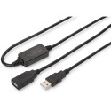 "DIGITUS USB 2.0 Verlängerungskabel Typ A -A St/Bu 15m sw"