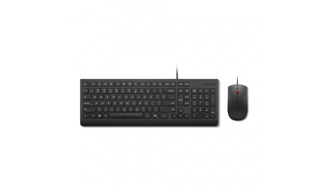 "Lenovo Essential Wired Combo Keyboard and Mouse German 129"