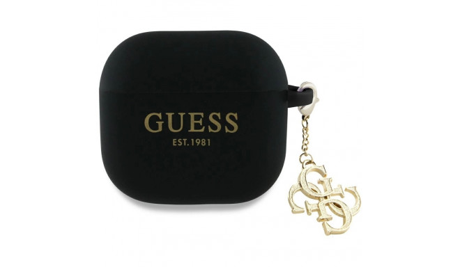 Guess 4G Charm Case for AirPods 4 - Black