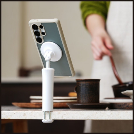 Selfie Stick Araree Magfie Pod Lite Tripod MagSafe white