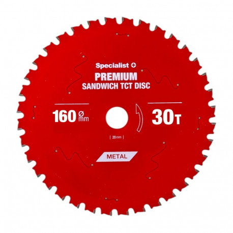 Cutting disc 160x30Tx20mm, Sandwich PREMIUM, SPECIALIST+