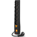 Acar P7 surge protection power strip, 7 sockets, 5 m, black (W0116)