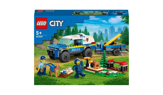 LEGO CITY mobiilne politsei koeratreeningu ehituskomplekt