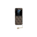 Guess GUHCZF5GF4GBR F731 Z Flip5 pruun kõvakorpus 4G Charms Collection