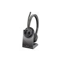 HP Poly Voyager 4320 Microsoft Teams sertifitseeritud peakomplekt +BT700 dongel +laadimisalus