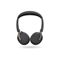 JABRA Evolve2 65 Flex MS stereokõrvaklapid, juhtmevabad, aktiivse mürasummutusega, USB-C, must, Micr