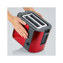 Severin AT 2217 toaster 2 slice(s) 800 W Metallic, Red
