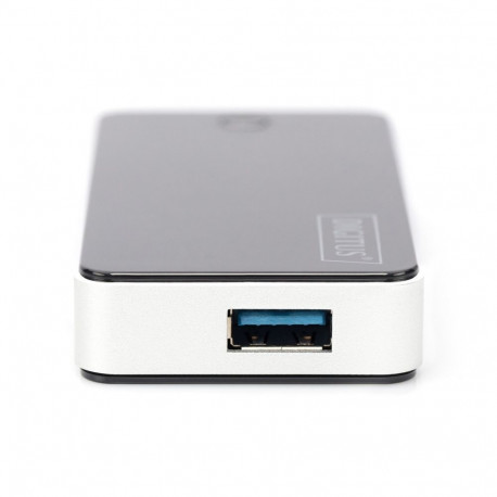 Digitus USB 3.0 jaotur, 4-pordiline, must