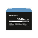 Qoltec 53704 LiFePO4 liitium-raudfosfaat aku | 12.8V | 50Ah | 640Wh | BMS