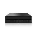 IcyDock MB994IPO-3SB black - Backplane 2x2.5 inch 1xSlim ODD
