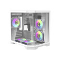 Darflash FT350 computer case + 5 aRGB fans (white)
