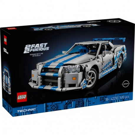 Klocki technic 42210 samochód nissan skyline gt-r (r34) z filmu za szybcy, za wściekli