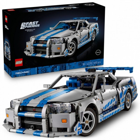 technic 42210 Nissan Skyline GT-R (R34) auto filmist Kiired ja vihased klotsid
