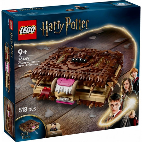 Klocki harry potter 76449 potworna księga potworów z zębami