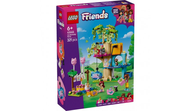 Friends 42666 kasside sünnipäevapidu ja puumaja klotsid