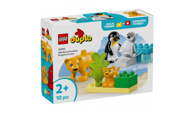 Duplo 10442 metsloomade pered: pingviinid ja lõvid