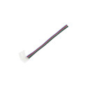 4347# Konektor do taśm led 10mm rgbw z przewodem 5pin` (10 tk.)