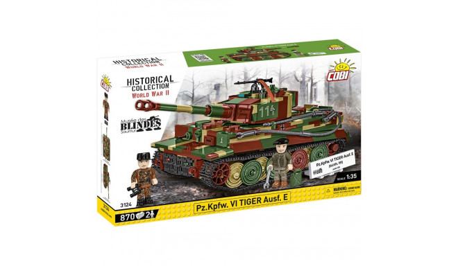 Klocki pz.kpfw. vi tiger ausf. e 870 klocków