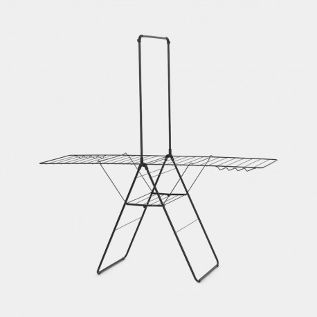 BRABANTIA HangOn veļas žāvētājs + pakaramais 25m Matt Black 403521