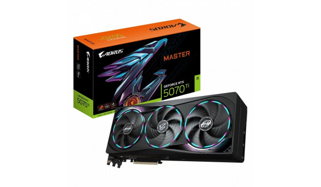 Graafikakaart GeForce RTX 5070 Ti AORUS MASTER 16G 256BIT GDDR7 3DP/HDMI