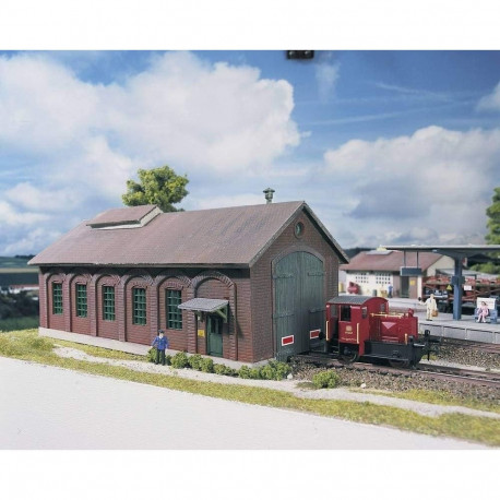 Locomotive shed