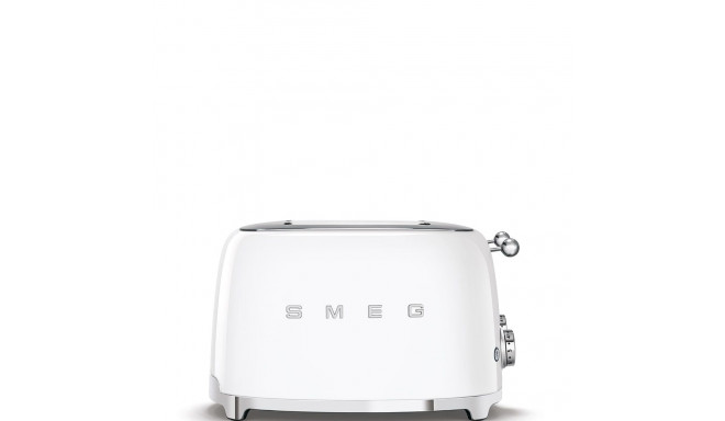 Toaster - Smeg TSF03 4-Slot 6 Browning Levels Defrost Function White