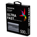 External Hard Drive - Adata Se880 500gb Wi-Fi Gray