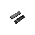 SSD Enclosure - Qoltec 50311 M.2 USB Type-C Black