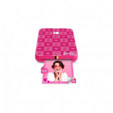 Barbie x Kodak STEP Slim Instant Mobile Photo printer Colour ZINK 2x3'' 1ppm, Bluetooth, Pink