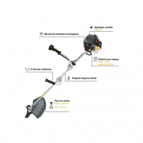 BRUSH CUTTER GRUNDER TT-BC520 1.35KW