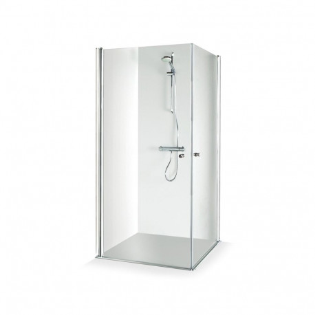SHOWER CABIN VIKTORIJA 90X90X1900. GREY