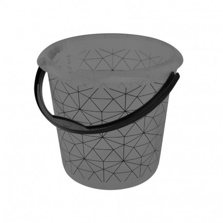 ämber dekoratiivse polügooniga 10L must