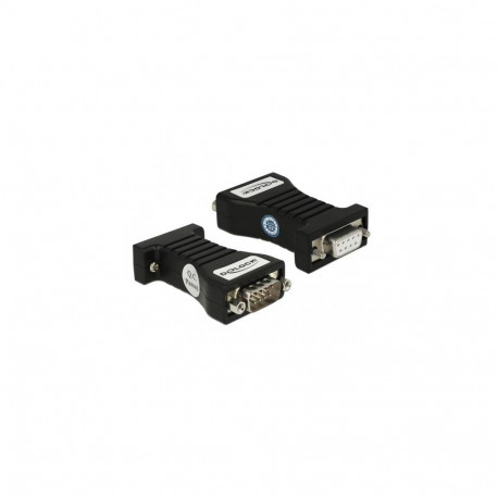 DeLOCK 63968 serial converter/repeater/isolator RS-232 Black