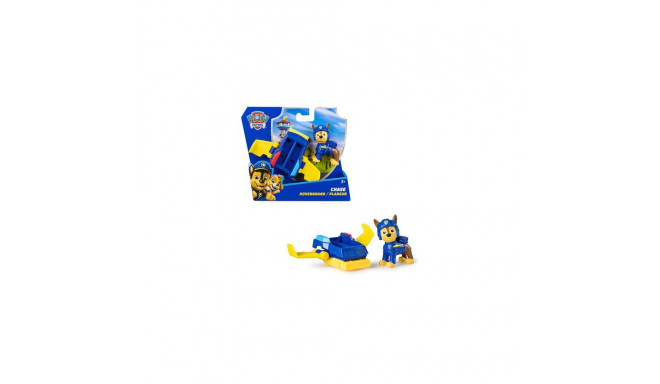 PAW Patrol : Action Pups Chase Action Figure &amp; Hoverboard Airplane Toy with Foldable Wings, 