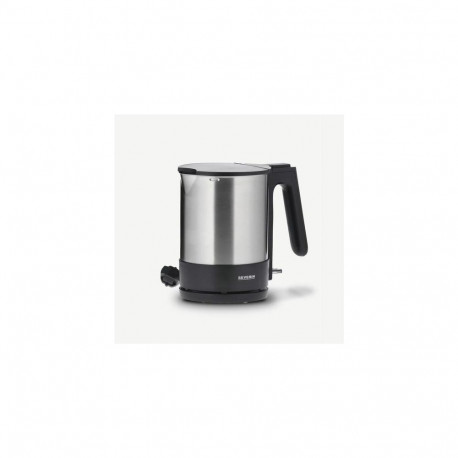 Severin WK 3409 electric kettle 1.7 L 2200 W Black, Stainless steel