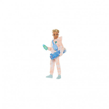 Barbie Dream Besties Ken Fashion Doll with 9 Summer & Skateboard Themed Accessories