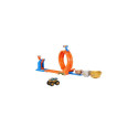 Hot Wheels Monster Trucks Loop-And-Flip Trophy Challenge Playset &amp; Die-Cast Bigfoot Toy Truc
