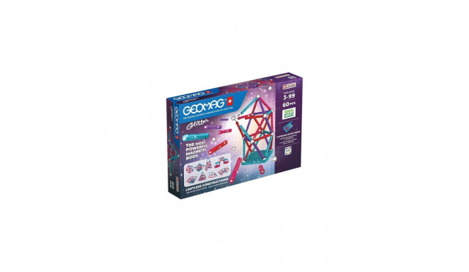 Geomag Glitter Recycled Neodymium magnet toy